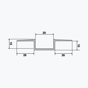 TEMPOLISTEL® A106 Профил за фуга - Image 2