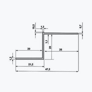 TEMPOLISTEL® A129 Профил за фуга - Image 2