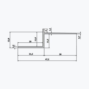 TEMPOLISTEL® A130 Профил за фуга - Image 2