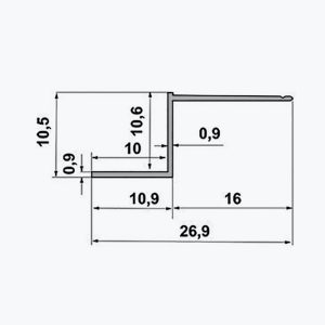 TEMPOLISTEL® A132 Профил за фуга - Image 2