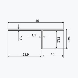 TEMPOLISTEL® A134 Профил Т - Image 2