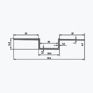 TEMPOLISTEL® A136 Профил за фуга - Image 2