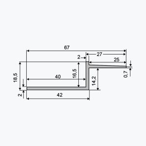 TEMPOLISTEL® B112 Профил за фуга - Image 2